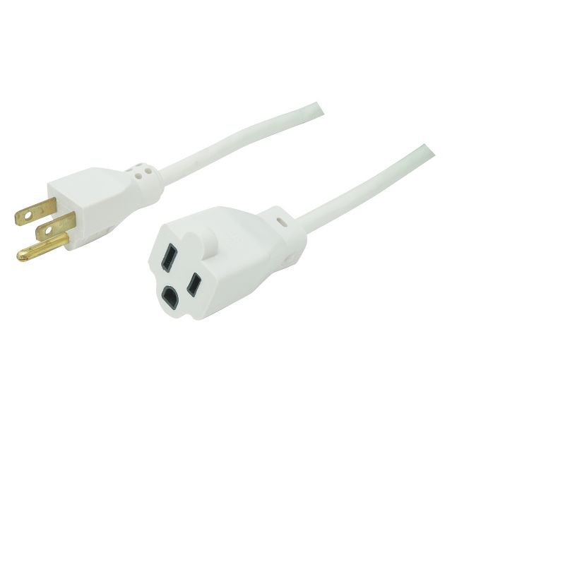 Woods 20&#39; Extension Cord White, 3 of 4