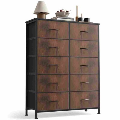 FONTOI Cloth Pull Iron Rack Storage Cabinet Wardrobe Organizer Furniture Unit Stand Piece for Bedroom Living Room, Black, 39.37"*39.37"*39.37"