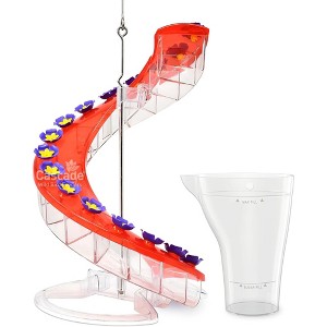 Cascade Wild Bird Feeders Hummingbird Feeder, 16 Port Helical Design, Outdoor Durable Hanging Bird Feed with Mix and Pour Pitcher - 1 of 4