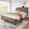Modern Washable Area Rug for Living Room, Vintage Floor Rug with Non Slip Backing, Low Pile Stain Resistant Carpet for Dorm - 3 of 4