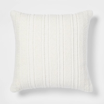 24X24 Preference Cream White Throw Pillow