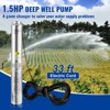 VEVOR Deep Well Submersible Pump, 1.5HP 230V/60Hz, 37gpm 276ft Head, with 33ft Electric Cord, 4\" Stainless Steel Water Pumps for Industrial - 3 of 4