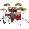 DW DWe Wireless Acoustic-Electronic Convertible 5-Piece Drum Set Bundle With 22" Bass Drum, Cymbals and Hardware Lacquer Custom Specialty Black Cherry - 4 of 4
