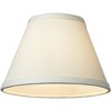 Springcrest Set of 6 Empire Lamp Shades Taya Cream Small 3.5" Top x 7" Bottom x 5" High Candelabra Clip-On Fitting - 4 of 4