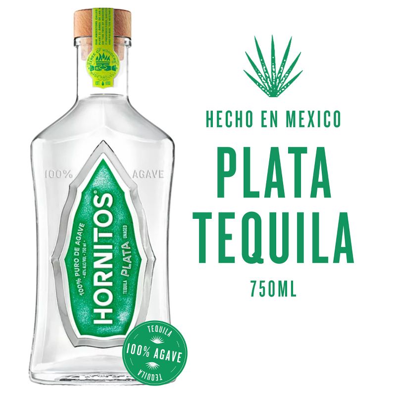Hornitos Plata Tequila - 750ml Bottle, 4 of 10
