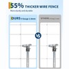 9-Gauge Thickened Farm Fence, Galvanized Wire Fencing, Cattle Fence, Deer Fence Used to Hog Goat Fencing for Yard Garden and Field - 3 of 4