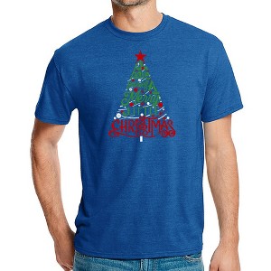 LA Pop Art Have Yourself a Merry Little Christmas - Men's Premium Blend Word Art T-Shirt - 1 of 4