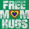 Adult Design By Humans Vintage Free Mom Hugs Heart Pride By Avocato T-Shirt - 2 of 2