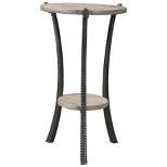 Enderton Side Table White Wash/Pewter - Signature Design by Ashley