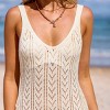 Women's Crotchet Cutout Maxi Slip Beach Cover-Up - Cupshe - 2 of 4