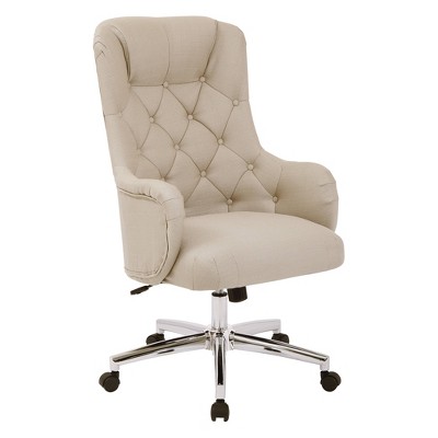 OSP Home Furnishings Ariel Tufted Desk Chair