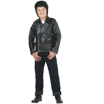 Halloweencostumes.com 4t Boy Grease Boy's Toddler Authentic T-birds Costume  Jacket., Black : Target