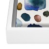 Ninola Design Watercolor Stains Blue Gold Art Canvas - Society6 - 4 of 4