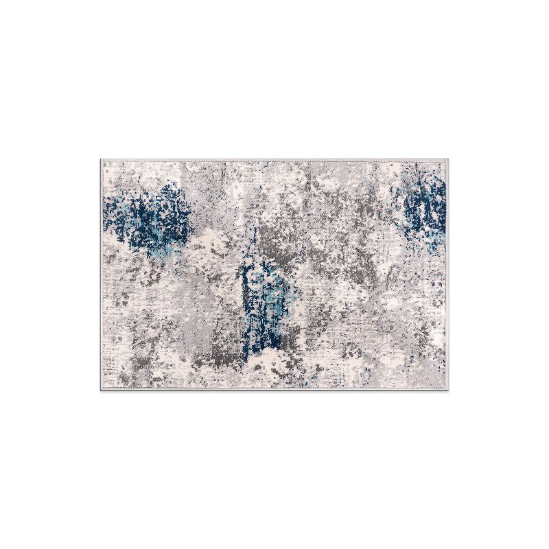 World Rug Gallery Prague Distressed Abstract Area Rug, 1 of 9