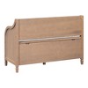 YOOCOZZ Solid wood Multifunctional Storage Bench for Entryway with Safety Hinge,Rustic Style - 4 of 4