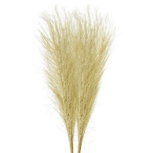 Unique Bargains Party Vase Wedding Decor Tall Fluffy Faux Pampas Grass - 1 of 4