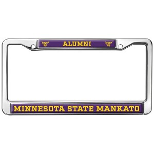 Mankato Alumni Logo Full Size Standard License Plate Metal Frame - 1 of 4