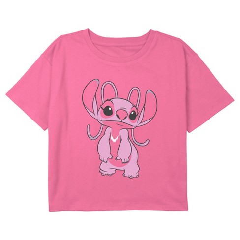 Girl's Lilo & Stitch Angel Large Portrait T-Shirt