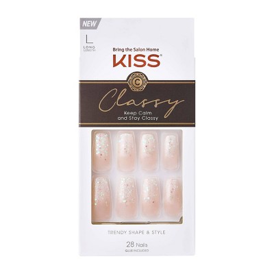 KISS Classy Fake Nails - Scrunchie - 28ct