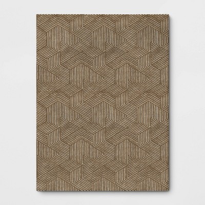 9'x12' Concentric Hand Tufted Area Rug Brown - Threshold™