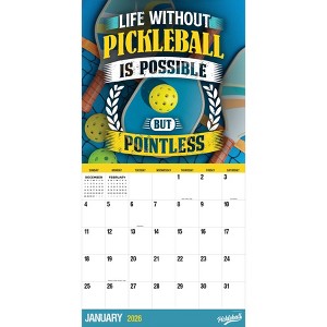 TF Publishing 13.5"x14.5" 2026 Pickleball is Life Wall Calendar - 1 of 4