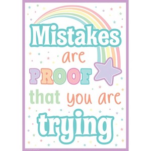 Teacher Created Resources Mistakes Are Proof That You Are Trying Positive Poster - 1 of 1