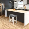 WestinTrends Upholstered Saddle Seat Bar Stool - 2 of 4