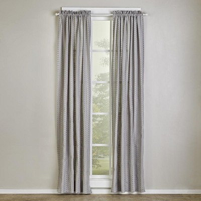 SKL Home Hopscotch Window Panel, 42" x 63", Gray