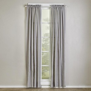 SKL Home Hopscotch Window Panel, 42" x 63", Gray - 1 of 3