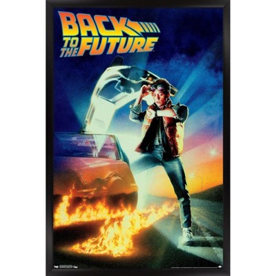 Trends International Back to the Future - One Sheet Framed Wall Poster  Prints Black Framed Version 14.725