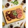 Bamboo Wood Cutting Board Chopping & Serving Board 18" x 12" XL Large - Royal Craft Wood - 4 of 4