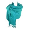 CTM Women's Classic Pashmina Style Shawl Wraps - 3 of 4