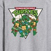 Men's - Teenage Mutant Ninja Turtles - Triangle Long Sleeve Graphic T-Shirt - 2 of 4