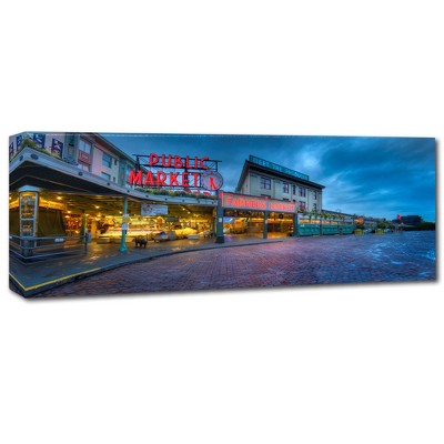 Trademark Fine Art -Doug Cavanah 'Pike Place Seattle' Canvas Art