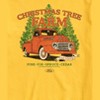 Men's - Ford - Christmas Tree Farm Truck Pine Fir Spruce Cedar Short Sleeve Graphic T-Shirt - 2 of 4