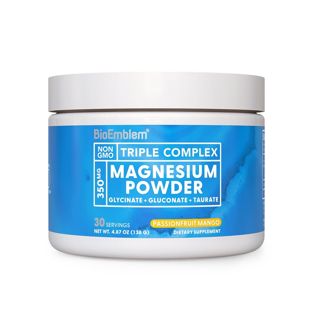 BioEmblem Triple Magnesium Powder 30 Servings