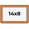 PosterPalooza | Photo Size Classic Brown Picture Frame - UV Acrylic, Foam Board Backing, Hanging Hardware - 2 of 4