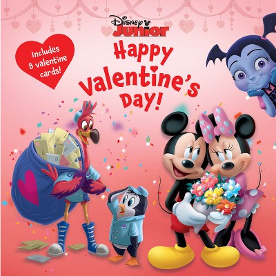 Disney Junior: Happy Valentine's Day! - by  Disney Books (Paperback)