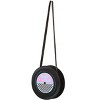 HalloweenCostumes.com  Women  Vinyl Record Purse Accessory, Black/White/Pink - 2 of 4
