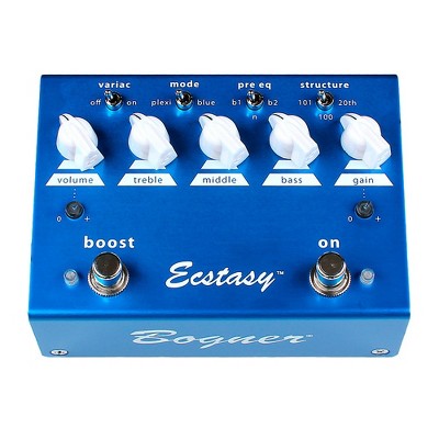  Bogner Ecstasy Blue Overdrive/Boost Guitar Effects Pedal 