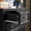 NicBex Farmhouse Bedroom Dresser,White/Black Dressers Made of Sturdy Wood ,Chest of Drawers for Living Room,Dining Room,Hallway,Office - 3 of 4