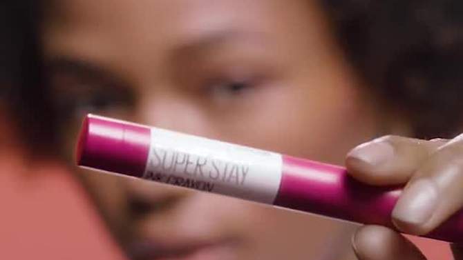 Maybelline Super Stay Ink Crayon Lipstick, Matte Longwear Lipstick - 0.04oz, 6 of 13, play video