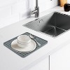 LunaLulinlk 4pcs Silicone Trivet Mats, Heat-Resistant Pot Holders, Non-Slip Dish Drying Mats, Hot Pads for Baking, Cooking, 7", Gray - 3 of 4