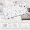 REGALWOVEN Diatomaceous Stone Dish Drying Mat, Floral Quick Dry Dish Drying Mats for Kitchen Counter, Dishes, Cups, and Utensils - 4 of 4