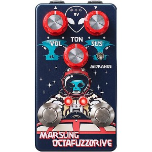 Interstellar Audio Machines Marsling Octafuzzdrive Octave Fuzz Drive Pedal - Blue and Red - 1 of 1