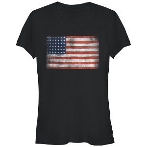 Juniors Womens Lost Gods USA Flag T-Shirt - 1 of 3