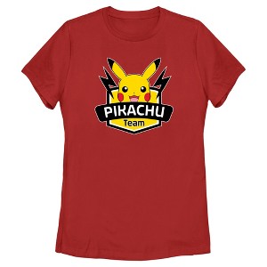 Women's Pokemon Pikachu Team T-Shirt - 1 of 4