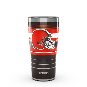 NFL Cleveland Browns 20oz Hype Stripes Tumbler - 1 of 4