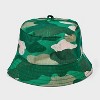 Baby Boys' Camo Sunhat & Sunglasses Set - Cat & Jack™ Green 6-12M - 2 of 4