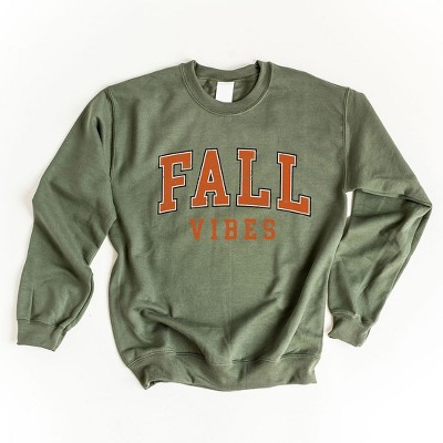 Simply Sage Market Women's Graphic Sweatshirt Fall Vibes Varsity Grunge
